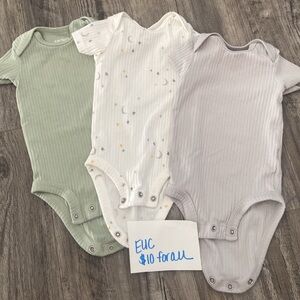 Gender neutral baby onesies